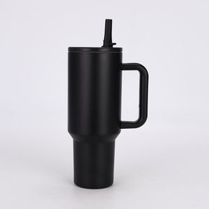 40oz H5.0 <b>Handle</b> Travel Car <b>Tumbler</b> Vacuum Mug Lid <b>Straw</b> Non-Slip Base ODM Custom Design - Product Image 3