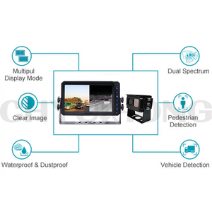 Cámara de Detección Infrarroja con IA para Vehículos, Resistente al Agua HD IP68, Antivaho, Cámara de Imagen Térmica de Doble Lente para Automóvil - Product Image 3