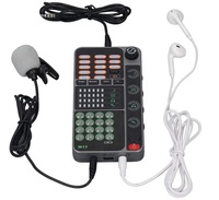 Nouveau Changeur de Voix M13 Carte de Voix Live Microphone Portable Changeur de Voix avec Port BT 3.5MM Contrôleur DJ