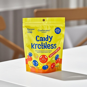 Sacs en mylar personnalisés à l'épreuve des enfants avec emballage de qualité supérieure en PE holographique pour le sucre, les odeurs et l'héliogravure - Product Image 5