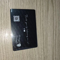 Carte de visite de cartes en métal Nfc personnalisées haut de gamme avec code Qr Nfc 4K carte de visite en métal Nfc or