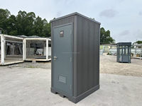Unité de toilettes portables haut de gamme, WC mobile moderne, structure en panneaux sandwich pour hôtel de villégiature