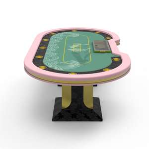 <span class=keywords><strong>Table</strong></span> de <span class=keywords><strong>poker</strong></span> personnalisée YH, fournitures pour fêtes de casino, <span class=keywords><strong>table</strong></span> de Texas en bois de luxe pour salle de <span class=keywords><strong>poker</strong></span> à domicile - Product Image 6