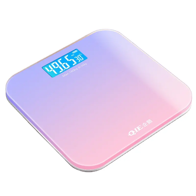 Smart weight loss scale body fat scale charging electronic home weight girls small body waterproof tempered glass usb charging