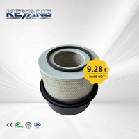 Filtre à air de qualité d'usine d'origine pour camion, filtration multicouche, filtre à air pour engins de construction pour terrains complexes avec sable
