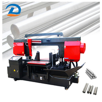 Scie à ruban CNC automatique, nouvelle régulation de vitesse, pompe, moteur à engrenages, moteur, cœur PLC, mécanique complète, scie manuelle incluse