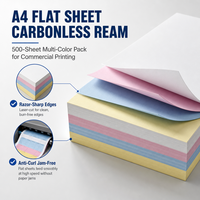 Papier copie A4 de qualité supérieure, 100% pâte de bois vierge, 80 g/m², blanc brillant, lisse, double face, 500 feuilles par rame, 5 rames par boîte