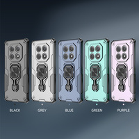 Coque de téléphone multifonctionnelle de luxe antichoc et tendance avec anneau métallique rotatif pour Redmi Note 15 – Vente en gros usine à prix réduit