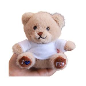 เสื้อยืดเคลือบหมีเท็ดดี้แบบกำหนดเองพวงกุญแจของเล่นตุ๊กตาหมีขนาดเล็ก - Product Image 5