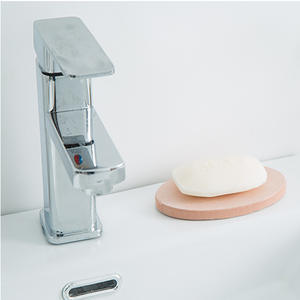 Porte-savon ovale en terre de diatomée auto-drainant blanc, rose, vert clair, bleu ciel, gris pour la maison, la cuisine, la salle de bain - Product Image 3
