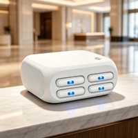 Cargador de Escritorio Comercial sin Red, Ultra Bajo Costo, Sin Pantalla, Sin GPS, Módulo 4G de 10W, 4 Ranuras, Kiosco de Alquiler de Powerbank Compartido