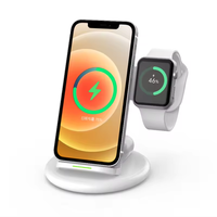 2024 nouveau 15W PD QC3.0 chargeur sans fil 3-en-1 Station de charge sans fil pliable pour montre écouteur