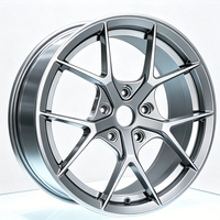 Rines Cóncavos de Aleación de Aluminio Plateados de 15 16 17 18 19 Pulgadas 4x100 5x112 5x120 para Vios Golf Passat A4 Serie 3 X3 CR-V RAV4