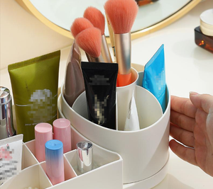 <span class=keywords><strong>Organisateur</strong></span> <span class=keywords><strong>de</strong></span> <span class=keywords><strong>maquillage</strong></span> en plastique PP multifonctionnel durable Porte-stylo <span class=keywords><strong>rotatif</strong></span> Pinceaux cosmétiques Mallette <span class=keywords><strong>de</strong></span> rangement Rectangle <span class=keywords><strong>Organisateur</strong></span> <span class=keywords><strong>de</strong></span> maison - Product Image 5