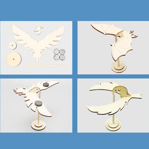 ชุดทดลอง<span class=keywords><strong>ว</strong></span>ิทยาศาสตร์ STEM ของเล่นไม้ทรงน<span class=keywords><strong>ก</strong></span>เหยี่ยว 3 มิติ สำหรับเด็ก - Product Image 3