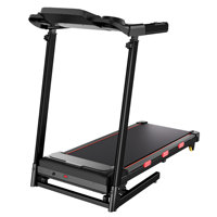 Nouveau design de tapis roulant électrique pliable portable avec écran LED, inclinaison automatique, surveillance de la fréquence cardiaque pour la marche et le fitness à domicile ou au bureau