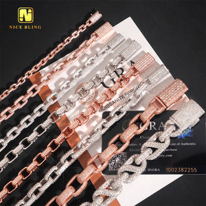 רב סגנון קובן חן של היפ הופ 5.2 מ "מ-15 מ" מ-קובן שרשרת שרשרת קוואן יהלום קוואן - Product Image 5