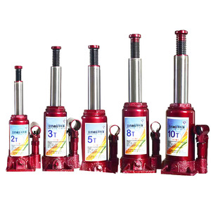 2t/3t/5t/8t/10t/12t/50/100/200 ton <span class=keywords><strong>Big</strong></span> Heavy Duty <span class=keywords><strong>Red</strong></span> Hydraulic Car Lift Bottle Jacks for Auto Car Vehicle Truck RV Repair Tools - Product Image 1