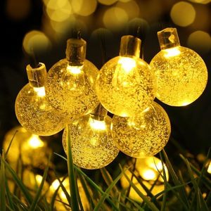 Guirlande lumineuse LED à énergie solaire IP65 étanche pour extérieur, <span class=keywords><strong>camping</strong></span>, <span class=keywords><strong>d</strong></span>écorations de Noël, cristaux colorés, design transfrontalier - Product Image 2