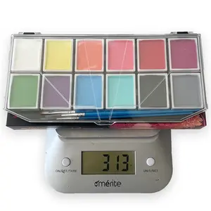 Kit de pintura facial fluorescente de neón a base de agua para niñas, paleta de arte corporal lavable para fiestas de celebración, festivales de cosplay para niños - Product Image 6