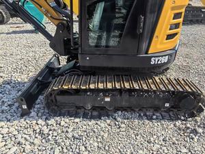 Excavatrice sur chenilles mini SY26U de 2 tonnes, comme neuve, d'occasion |   Peinture d'origine |   Modèle 2024 Hydraulique |   Moteur japonais |   Puissance de creusement élevée - Product Image 3