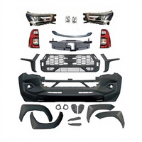 Kits de conversion de lifting 4x4 en Chine pour Hilux Revo 2015-2022 mise à niveau vers GR Sport 2023 2024 Kit de carrosserie feux de pare-chocs