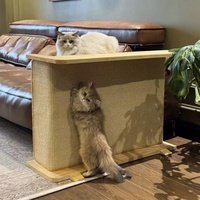 Griffoir vertical en bois massif pour chat - Protection de bord de canapé résistante à l'usure, griffoir pour chat résistant aux rayures