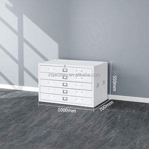 Gabinete de almacenamiento arquitectónico de ingeniería de dibujo de base ajustable con más 4 cajones Diseño moderno para uso en almacén Papel A4 - Product Image 1