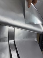 Toile en fibre de verre avec feuille d'aluminium de 20 μm, revêtement antirouille, barrière thermique pour l'isolation des conduites CVC