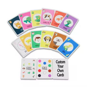Cartes de mathématiques éducatives personnalisées avec logo, imperméables, pour la <span class=keywords><strong>maternelle</strong></span>, fournitures pédagogiques et activités de homeschooling - Product Image 1