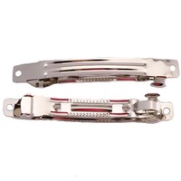 Barrettes françaises en métal étoilé de 10 cm, trois fermoirs, épingles à cheveux simples, accessoires pour cheveux faits à la main