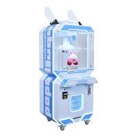 Machine à griffes commerciale d'arcade à LED, jeu de grue à monnayeur pour attraper des peluches, pour centre commercial