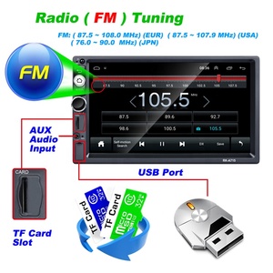 Factory Wholesale 2 Din Car Radio 7 Inch <strong>Android</strong> 11 GPS Navigation Touch Screen Autoradio <strong>MP5</strong> <strong>Player</strong> for Car - Product Image 2