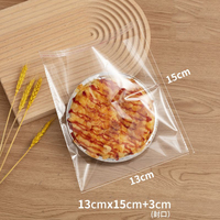 Sachet d'emballage transparent pour biscuits flocons de neige, pâtisseries, nougats, gâteaux, bonbons, sachet individuel auto-scellant