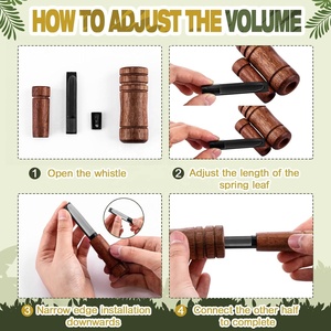 Leurre <span class=keywords><strong>de</strong></span> canard en bois avec sifflet sonore accessoire <span class=keywords><strong>de</strong></span> chasse piège <span class=keywords><strong>voix</strong></span> pour les chasseurs - Product Image 3