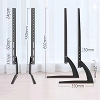 Hochwertiger individueller tv-ständer modern mit montage 36-75 zoll tv fernseher wasserdichter tisch stahl schreibtisch bildschirme für lkw d702