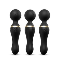 Jouets sexuels pour femmes, baguette de massage rotative sans fil étanche pour le point G, plug anal silencieux, masseur vibrant