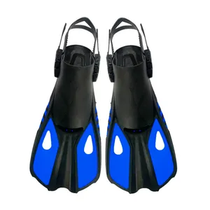 Barbatanas de mergulho ajustáveis XS para mergulho na cintura, barbatanas de mergulho para treinamento de natação adulto