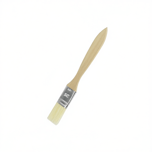 Pastry <b>Brush</b> With Wooden Handle 25mm Metal Fret Baking Tool - Product Image 2