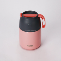 Boîte à lunch portable en acier inoxydable 304 avec sac isolé et cuillère thermos alimentaire récipient à soupe sous vide pot de nourriture de stockage