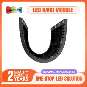 Linh hoạt p1.86 <span class=keywords><strong>LED</strong></span> hiển thị cho triển lãm trong nhà đôi cong Ribbon hình thiết kế hình trụ cho khoa học Bảo tàng hội trường - Product Image 2