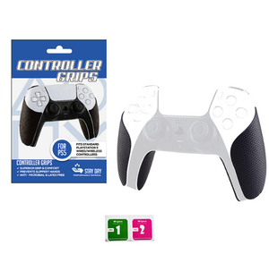 Empuñadura de controlador absorbente de sudor antideslizante para controlador <span class=keywords><strong>ps5</strong></span>, almohadillas de goma suaves profesionales, empuñaduras para controlador <span class=keywords><strong>ps5</strong></span> - Product Image 1