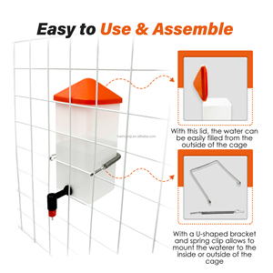 <span class=keywords><strong>Bebedero</strong></span> de Agua <span class=keywords><strong>para</strong></span> Conejos con Tapa de Plástico Resistente de 1 Litro al por Mayor, <span class=keywords><strong>Bebedero</strong></span> <span class=keywords><strong>para</strong></span> Aves de Corral - Product Image 6