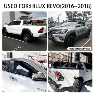 トヨタハイラックスRevo用ハンドルドアボウルミラーカバーヘッドライトカバーテールライトカバー車改造ボディキット