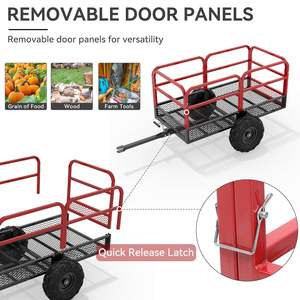 <span class=keywords><strong>Remolque</strong></span> del cortacésped, <span class=keywords><strong>remolque</strong></span> resistente de la malla de la descarga del <span class=keywords><strong>remolque</strong></span> de ATV - Product Image 2