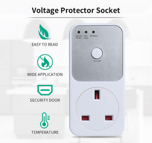 冰箱电压保护器交流240伏稳定器自动浪涌保护器电压继电器插座英国插头电气保护 - Product Image 2