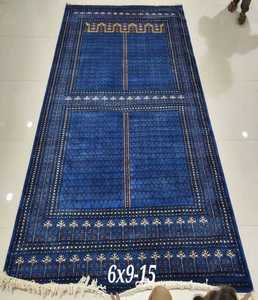 Vintage Style Hand Knotted Wool Carpet Rug Handmade Non Slip Floor Covering for Living Room Bedroom Decorative Rug - Product Image 5
