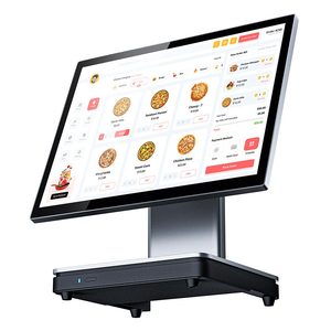 Elegante Registratore di <span class=keywords><strong>Cassa</strong></span> per Ristoranti con Doppio Schermo Touch da 11.6/15 Pollici, Sistema POS Windows 10/11 per Ristoranti di Lusso - Product Image 1