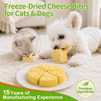 Cubes de fromage lyophilisés - Sans additifs, riches en protéines, pour la digestion sensible des chats et des chiens