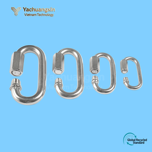 Stainless Steel Screw Lock Carabiner Connector Round Shape Industrial Hardware - Product Image 6